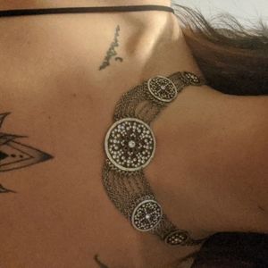 Touchstone crystal by Swarovski crystal necklace